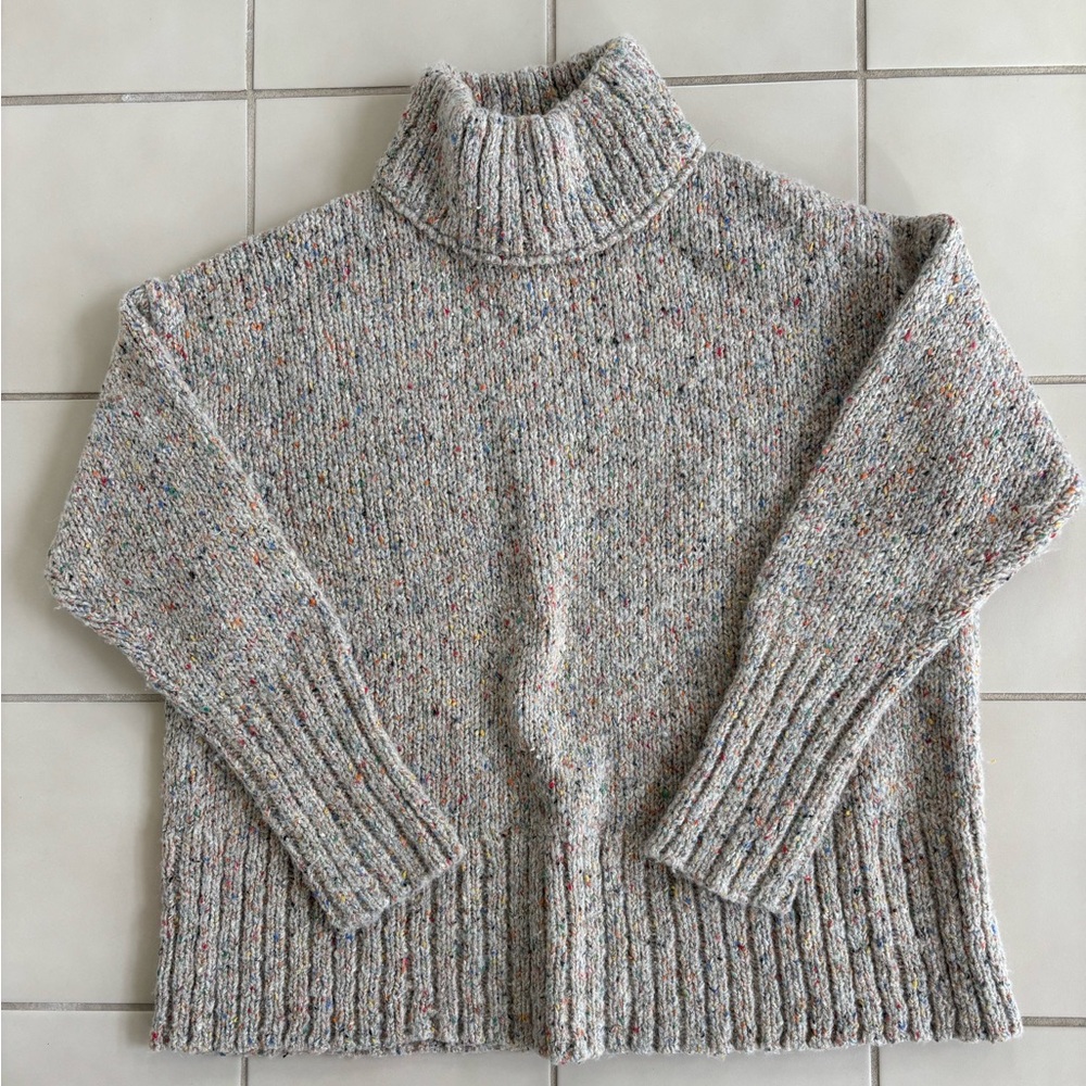 J. Crew Multicolor Speckled Sweater